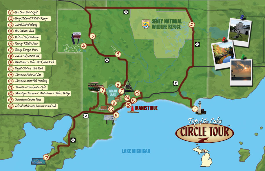 Circle Tour Map